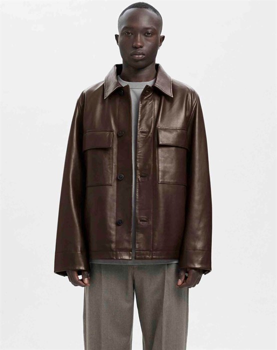 ANRHarki Læder Jakke